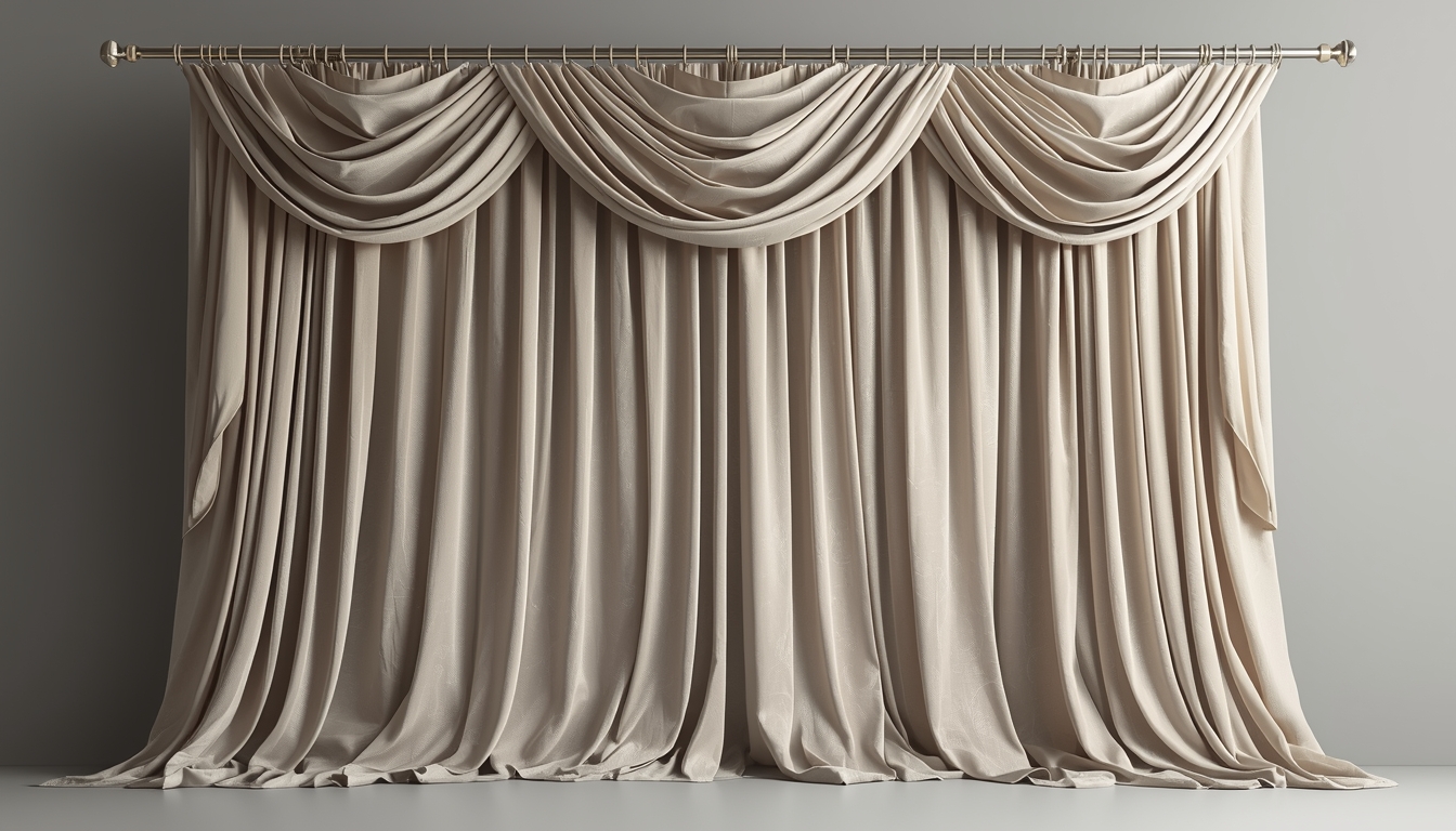 Elegant curtain installation by Vorxenorgrdlix